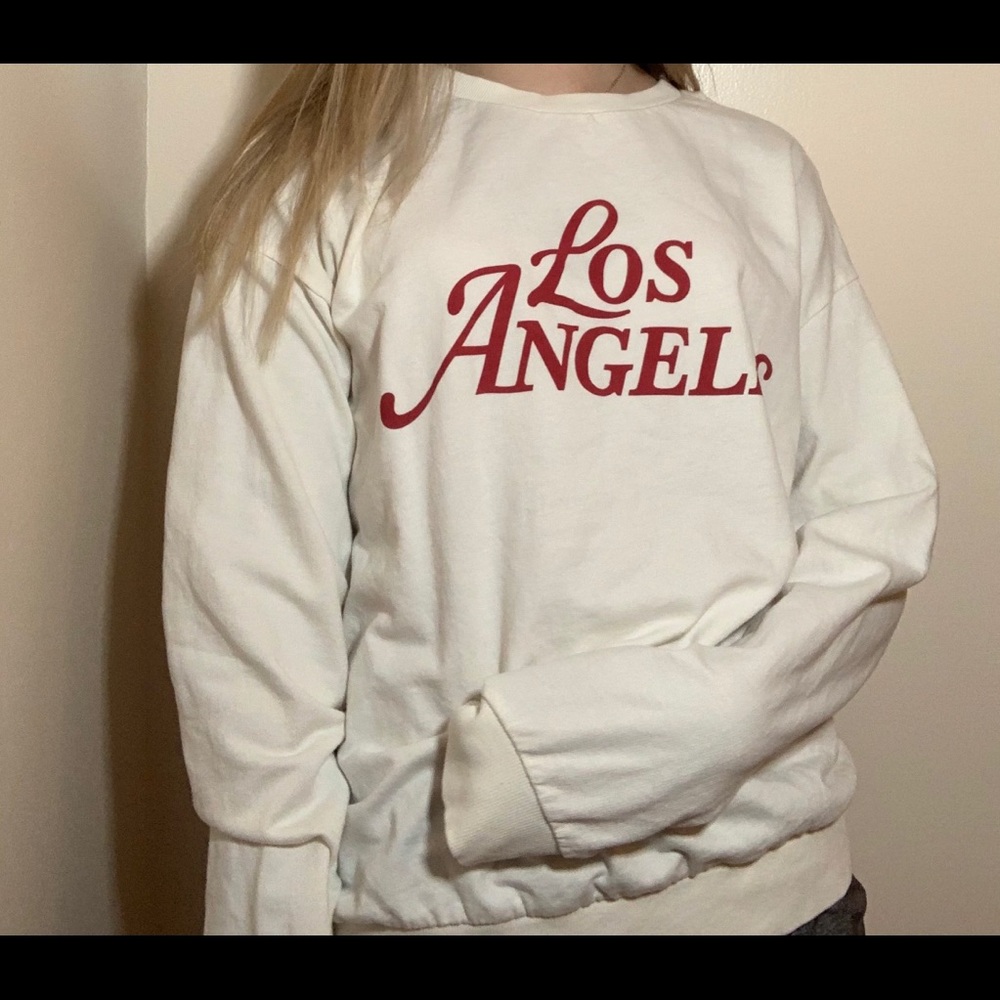 ★ white h&m long sleeve
